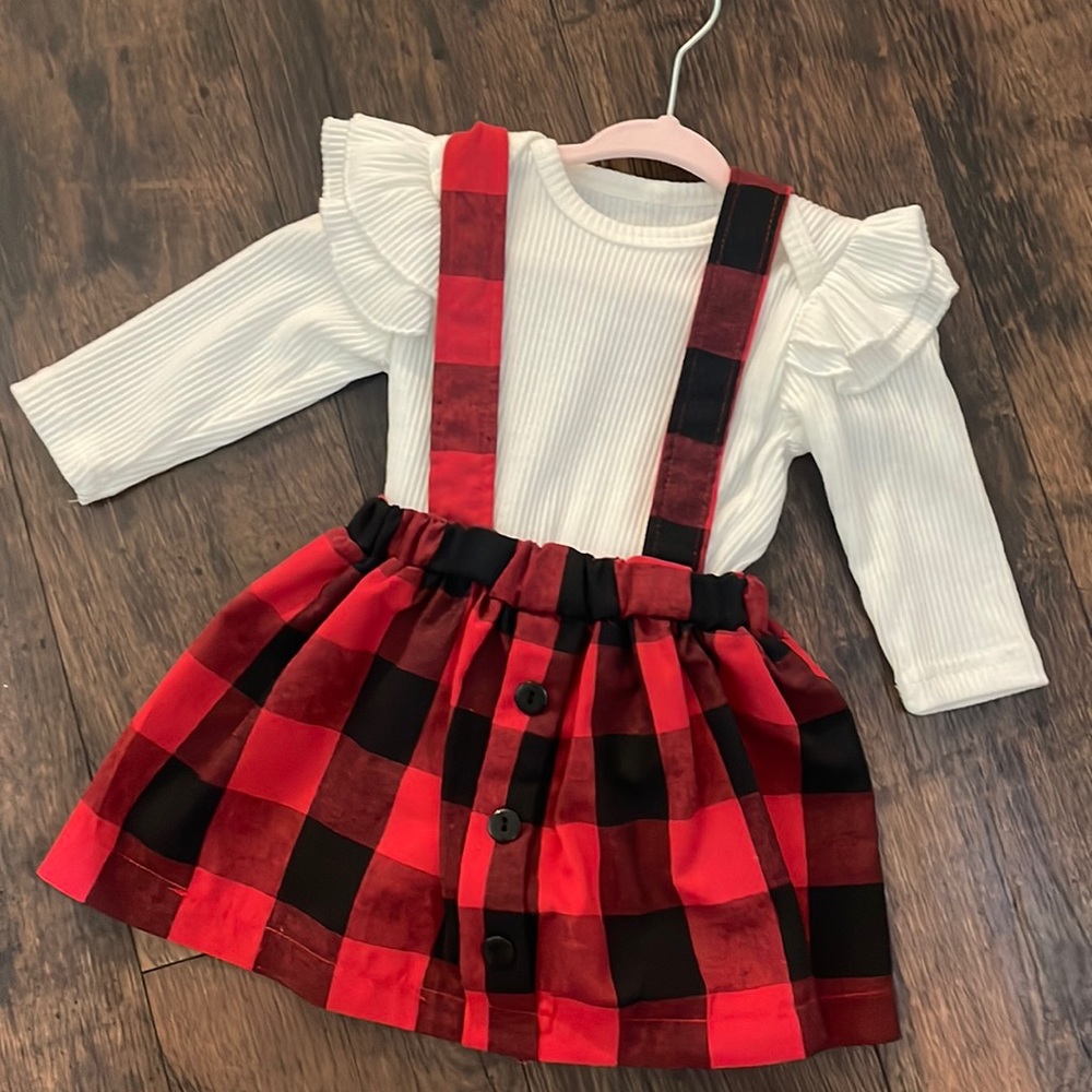 BABY GIRLS BUFFALO CHECK OUTFIT